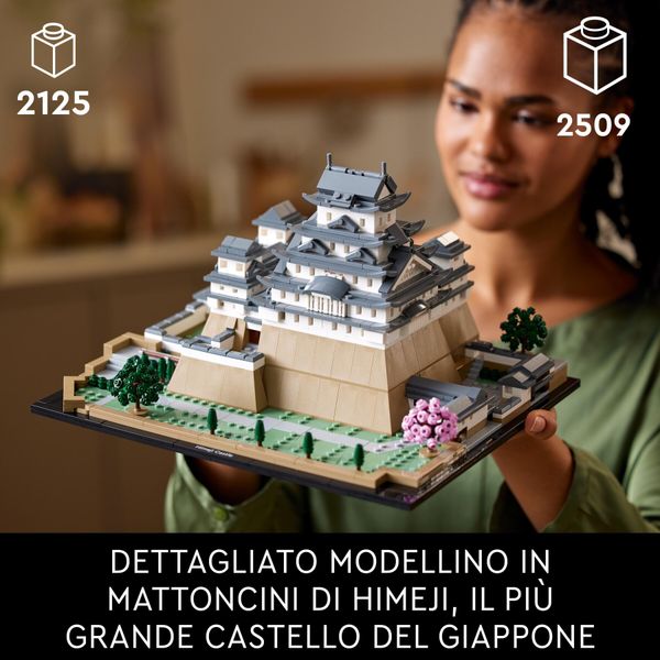 Lego architecture 21060 castello di himeji, kit modellismo adulti, collezione monumenti, albero ciliegio in fiore da costruire - LEGO ARCHITECTURE, LEGO