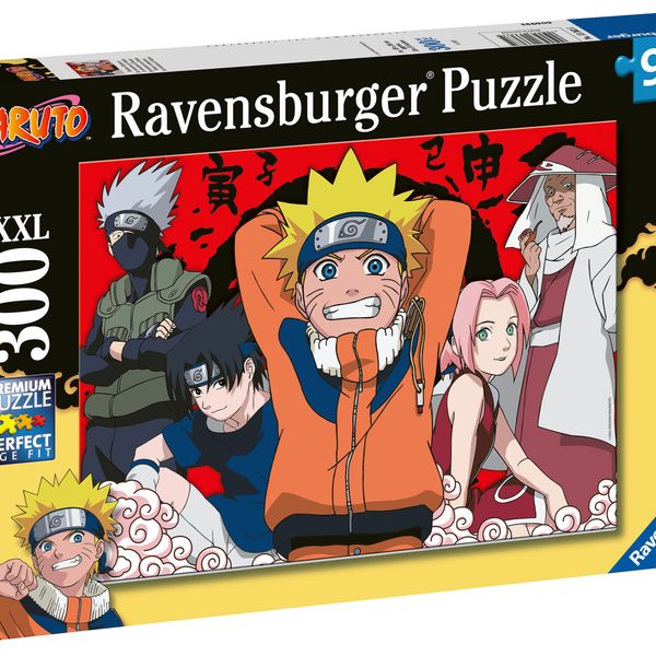 Ravensburger - puzzle naruto, 300 pezzi xxl, età raccomandata 9+ anni - RAVENSBURGER