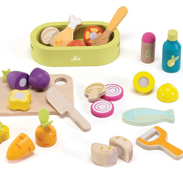 Sevi - set cibo e accessori (25 pz) - Trudi