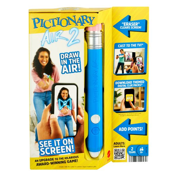 Mattel games - nuovo pictionary air™ 2 per disegnare in aria - MATTEL GAMES, PICTIONARY