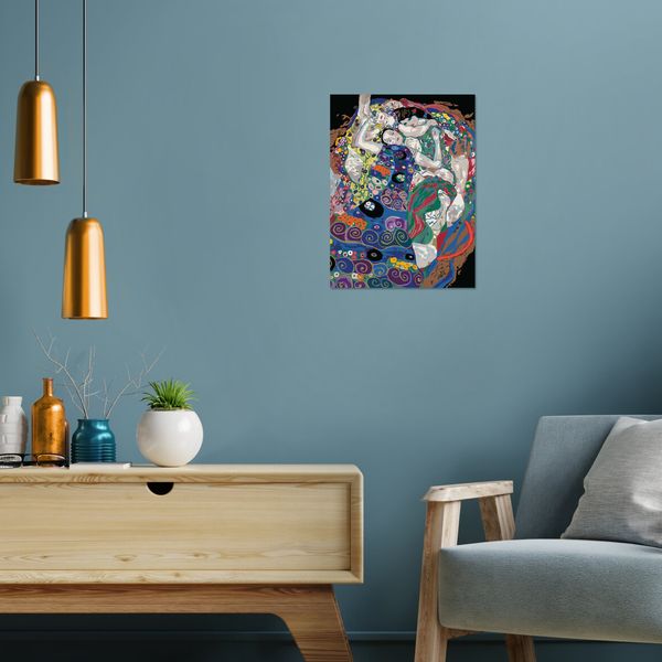 Ravensburger - creart art collection klimt: la vergine, kit per dipingere con i numeri, gioco creativo e relax, 14+ anni - CREART