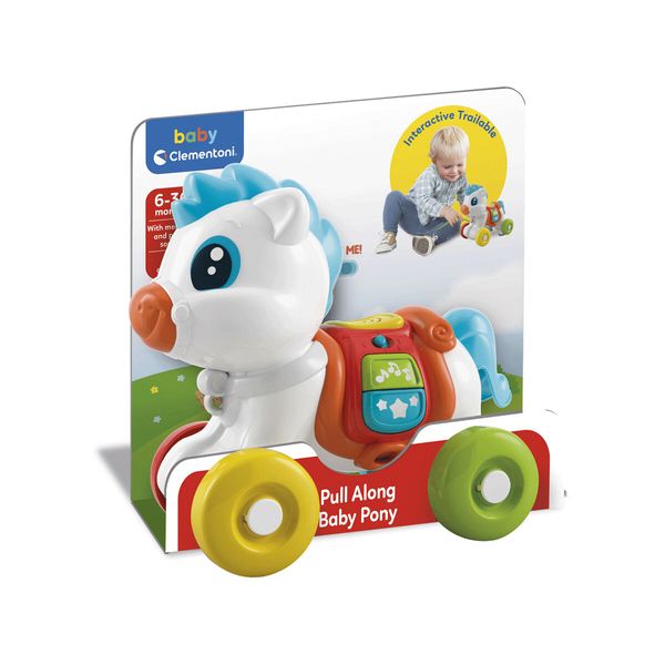 Clementoni - 17776 - babyclem baby pony trainabile - BABY CLEMENTONI