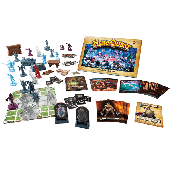Avalon hill, heroquest, pack delle imprese l'ascesa della luna del terrore, è necessario avere il sistema di gioco base heroquest, dai 14 anni in su - HASBRO GAMING
