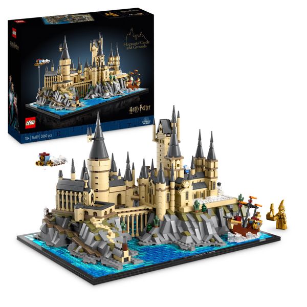 Lego harry potter 76419 castello e parco di hogwarts, grande set con torre dell'astronomia, sala grande e camera dei segreti - LEGO® Harry Potter™, Lego