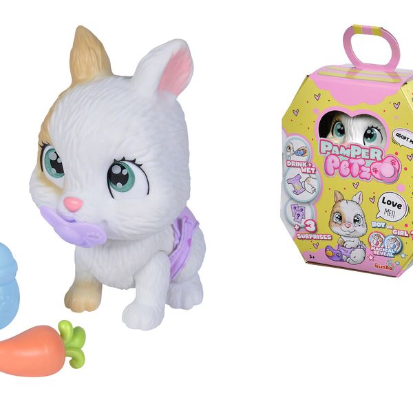 Pamper petz coniglietto con accessori da adottare e coccolare - PAMPER PETZ