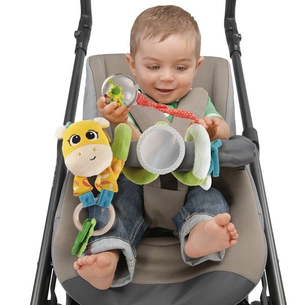 Chicco - fune passeggio mrs giraffa, baby sense&focus - Chicco