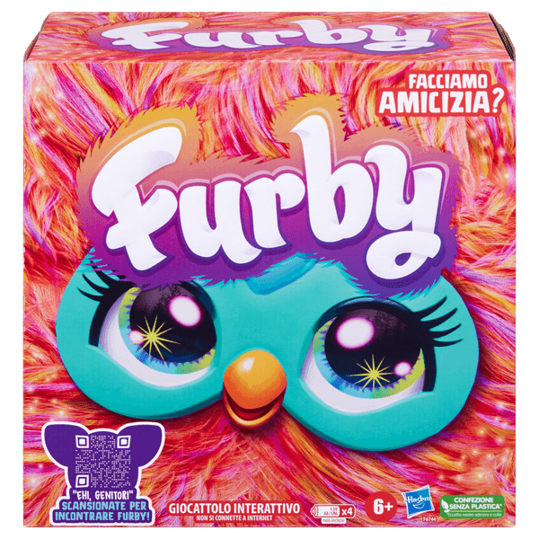 Furby corallo, giocattoli di peluche interattivi per bambini e bambine dai 6 anni in su - FURBY