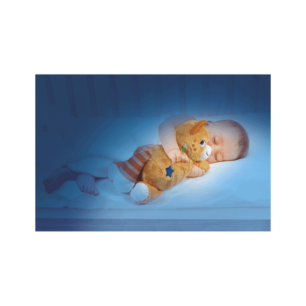 Clementoni - roby ron ron, peluche interattivo con vibrazione, melodie e suoni - BABY CLEMENTONI