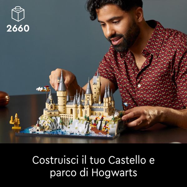 Lego harry potter 76419 castello e parco di hogwarts, grande set con torre dell'astronomia, sala grande e camera dei segreti - LEGO® Harry Potter™, LEGO