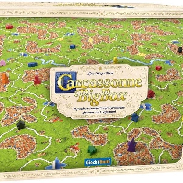 Carcassonne big box - 2022, 2-6 giocatori, 7+ anni, un classico intramontabile - 