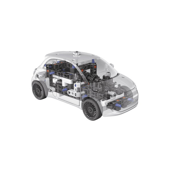 Clementoni - scienza e gioco build - fiat 500 elettrica, 19323 - CLEMENTONI, Scienza e Gioco