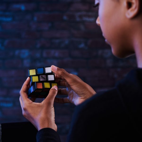 Cubo di rubik 3x3 - ideale come antistress e come gioco da viaggio - rompicapo per adulti e bambini - cubo rubik originale con tecnologia termocromatica - 