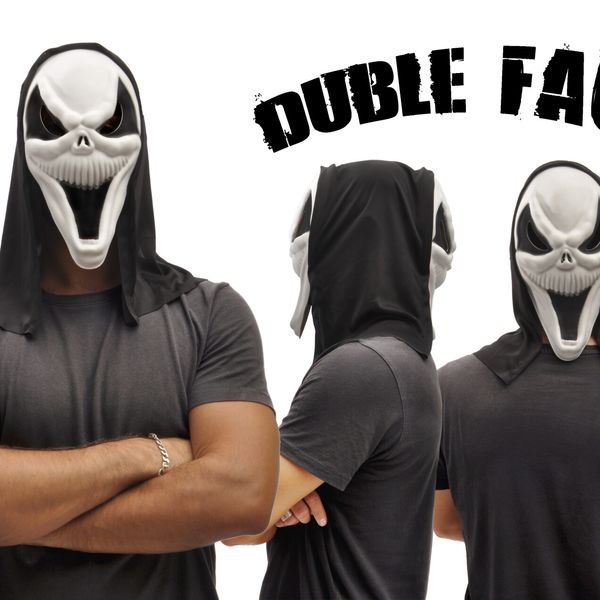 Accessorio halloween maschera halloween doppia faccia terrore - CIAO