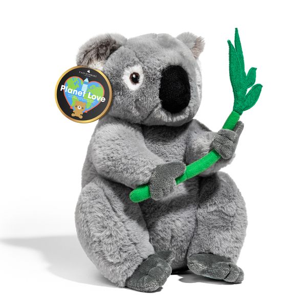 Koala di peluche 25 cm 100% da plastica riciclata - FAO Schwarz