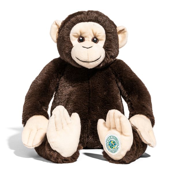 Scimmia di peluche 25 cm 100% da plastica riciclata - FAO Schwarz
