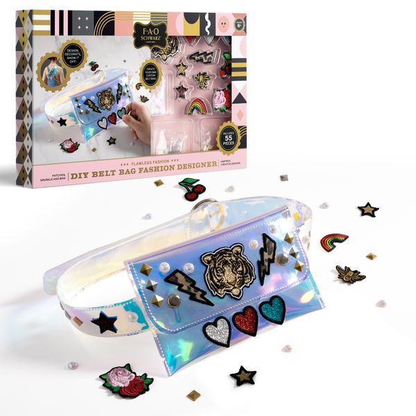 Borsa a tracolla decorabile fai da te - FAO Schwarz