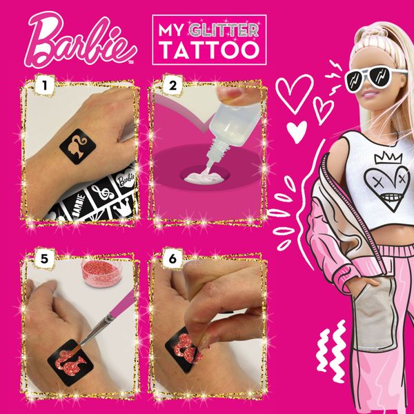 Barbie my glitter tattoo - LISCIANI, Barbie