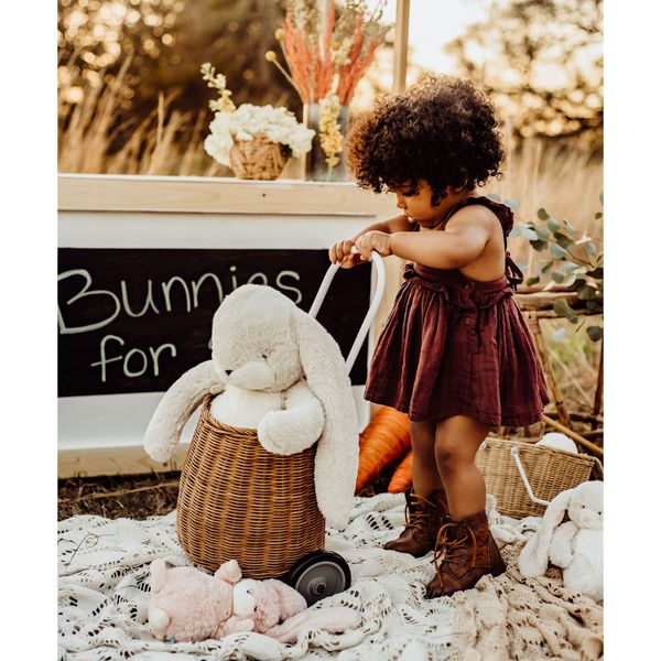 Peluche big nibble cream bunny 50 cm - Bunnies By The Bay