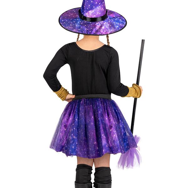 Set streghetta bimba (gonna, cappello, scopa) in busta con gancio - CARNIVAL TOYS