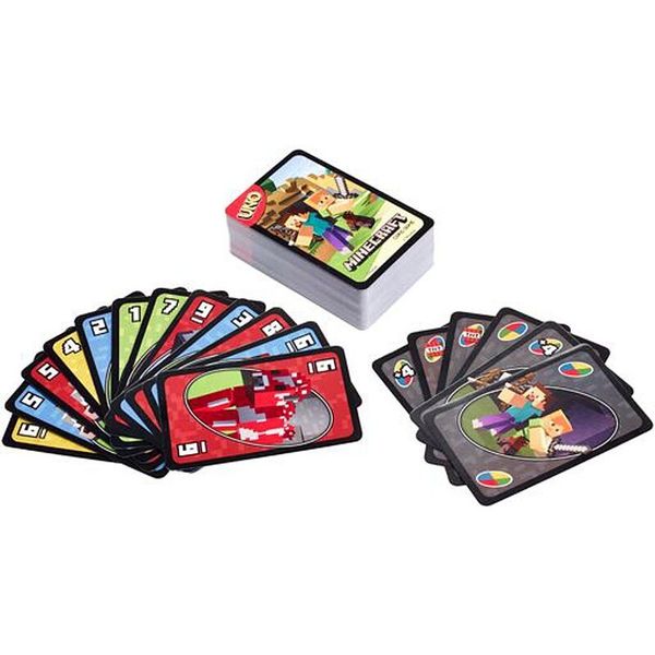 Uno minecraft, l'iconico gioco di carte nella versione ispirata la videogioco - UNO