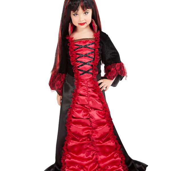 Costume da halloween draculinda bambina ispirato al conte dracula - RUBIE'S