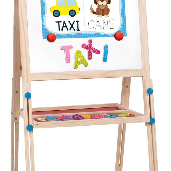 Montessori lavagnona legno cresce con te - LISCIANI