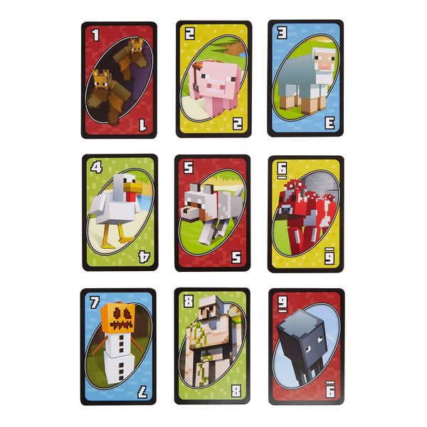 Uno minecraft, l'iconico gioco di carte nella versione ispirata la videogioco - UNO