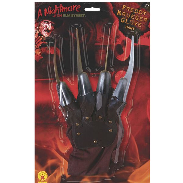 Guanto per la mano ispirato al personaggio di freddy krueger in blister per adulto - RUBIE'S