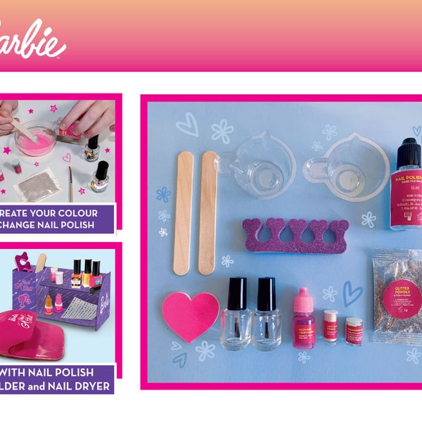 Barbie my trendy nail art colour change - LISCIANI, Barbie