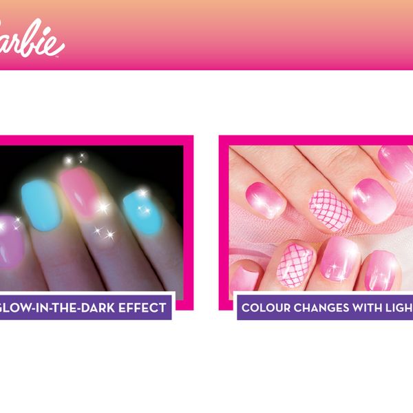 Barbie my trendy nail art colour change - LISCIANI, Barbie