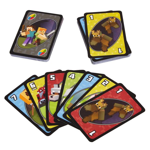 Uno minecraft, l'iconico gioco di carte nella versione ispirata la videogioco - UNO