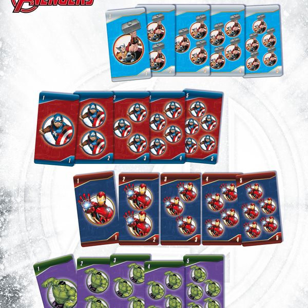 Avengers card games - LISCIANI, Avengers