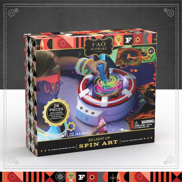Gioco di arte 3d con led - FAO Schwarz