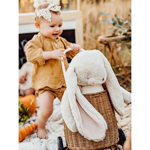 Peluche big nibble cream bunny 50 cm - Bunnies By The Bay