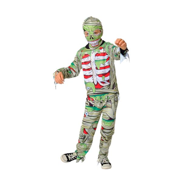 Costume halloween da mummia con stampa orror bambino - RUBIE'S