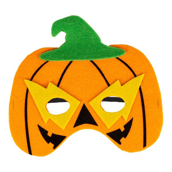 Maschera zucca bimbo in feltro  con cavallotto. distribuito da carnival toys - CARNIVAL TOYS