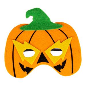 Maschera zucca bimbo in feltro  con cavallotto. distribuito da carnival toys - CARNIVAL TOYS