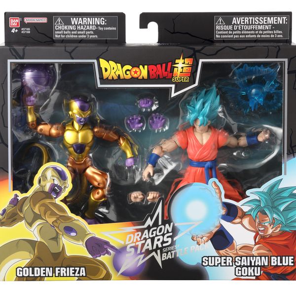 Dragon stars battle pack ss blue goku vs golden frieza - DRAGON BALL, BANDAI