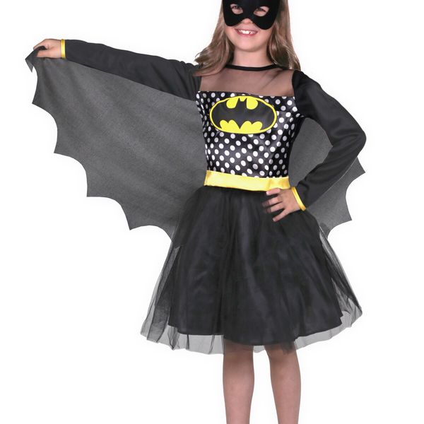 Costume halloween batgirl fashion con gonna in tulle - BATMAN