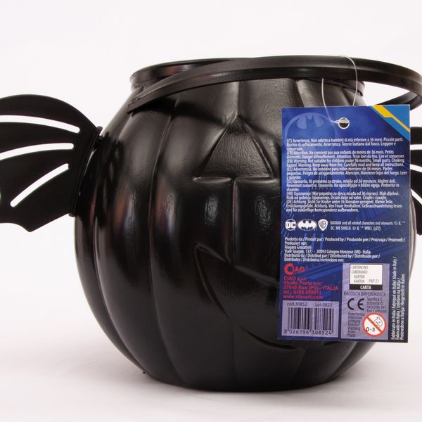 Zucchetta nera dolcetto scherzetto con ali, di batman - BATMAN, DC COMICS