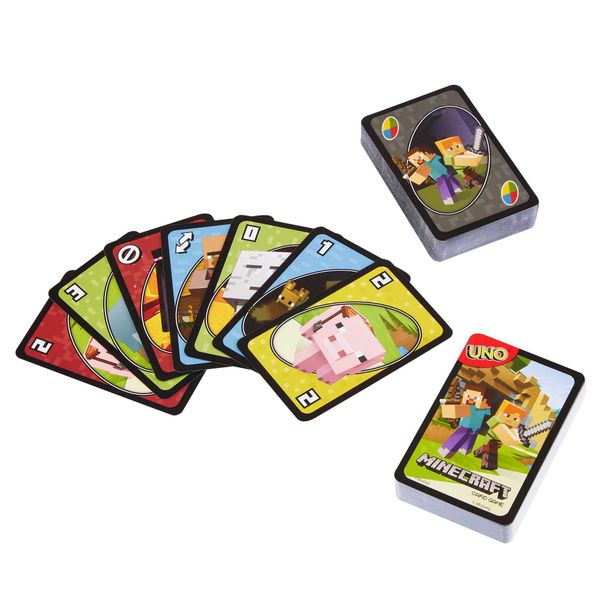 Uno minecraft, l'iconico gioco di carte nella versione ispirata la videogioco - UNO