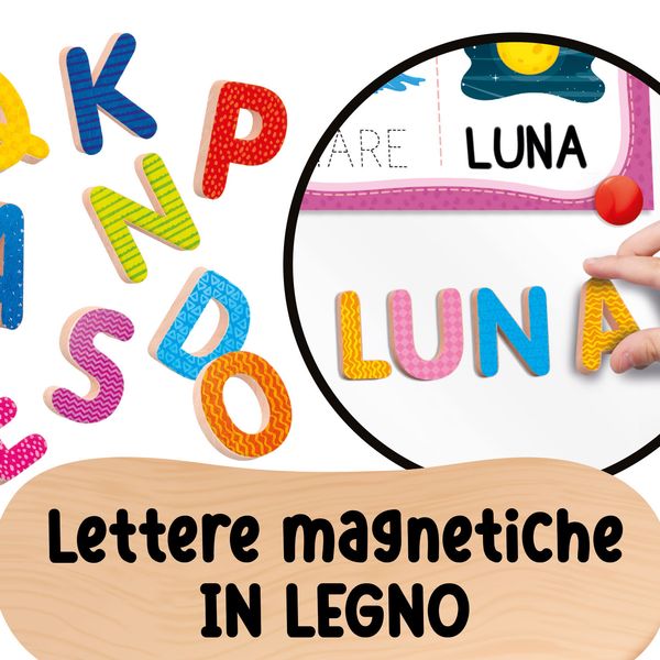 Montessori lavagnona legno cresce con te - LISCIANI