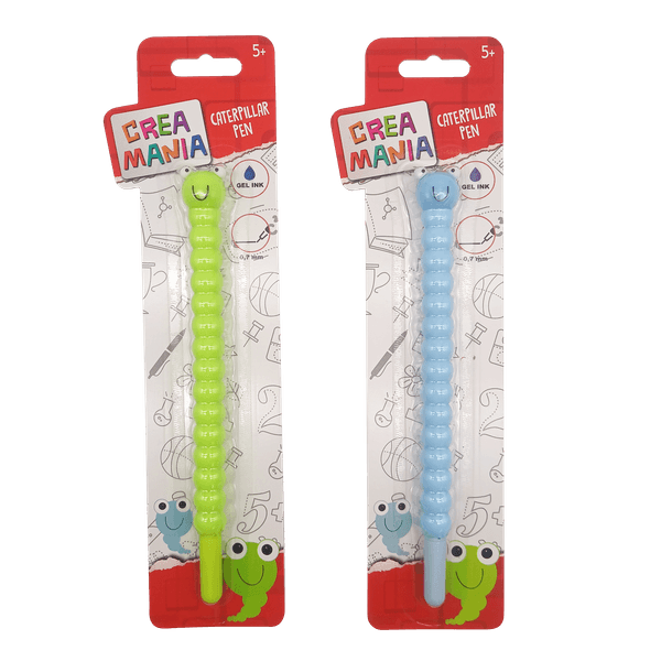 Caterpillar gel pen - CREA MANIA