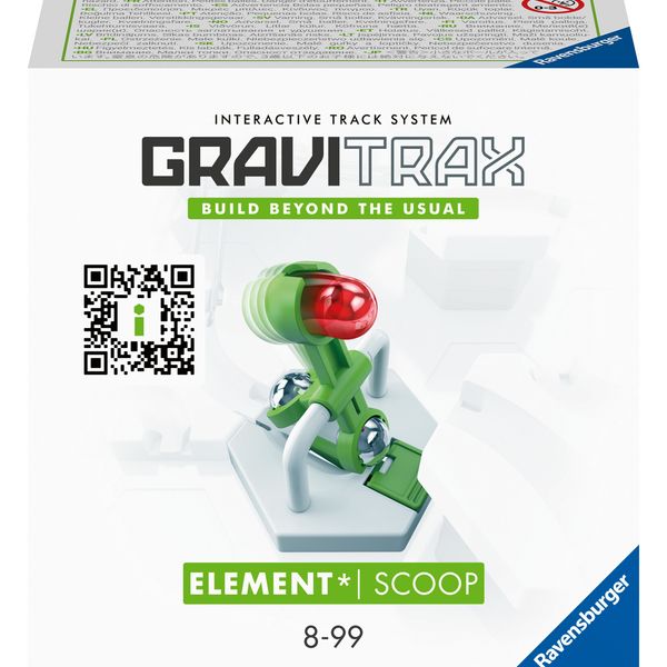 Ravensburger gravitrax scoop, gioco innovativo ed educativo stem, 8+ anni, accessorio - GRAVITRAX, RAVENSBURGER