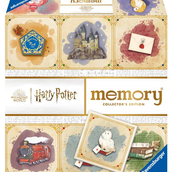 Ravensburger - memory® harry potter's collector edition, 64 tessere, gioco da tavolo, 3+ anni - Harry Potter, RAVENSBURGER