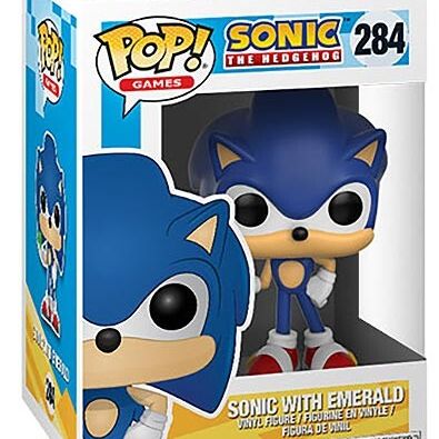 Funko pop sonic the hedgehog sonic w/emerald 284 - FUNKO POP!, Sonic