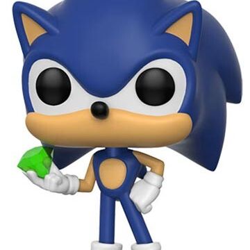 Funko pop sonic the hedgehog sonic w/emerald 284 - FUNKO POP!, Sonic