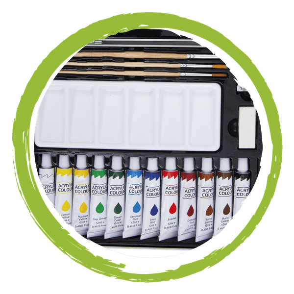 Valigetta acrylic paint kit - CREA MANIA