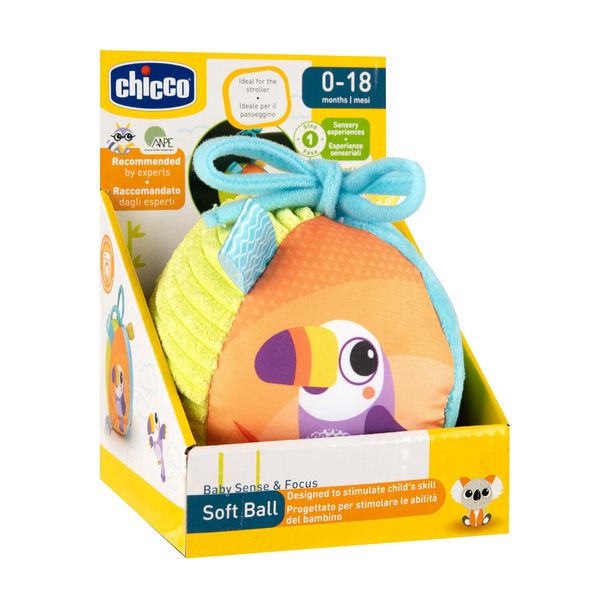 Chicco - palla soft,  0-18m, linea baby sense&focus - Chicco