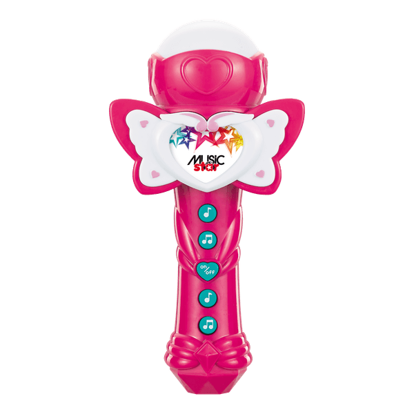 Electronic keyboard and butterfly microphone - MUSIC STAR
